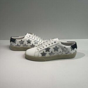 Saint Laurent Women Court Classic Star Leather Sneakers 4191970 MP10 9082